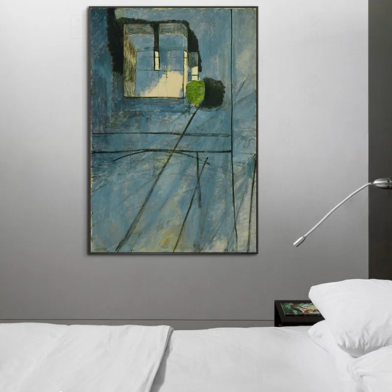 

Colorful Architectural Landscapes Nordic Canvas Poster Painting Scandinavian Decorative Picture Modern Living Room Home Dcor