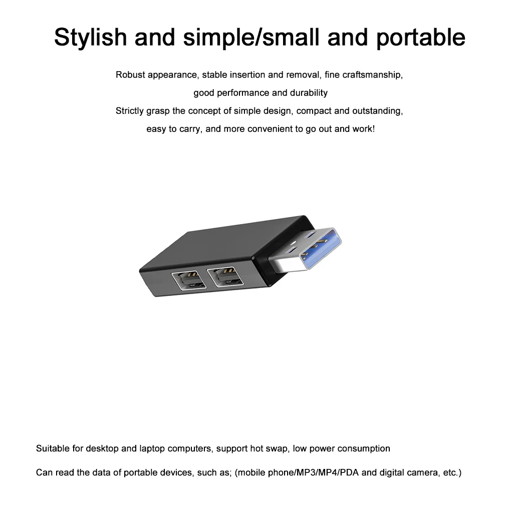

3 в 1, USB-разветвитель на 3 USB-порта, 5 Гбит/с