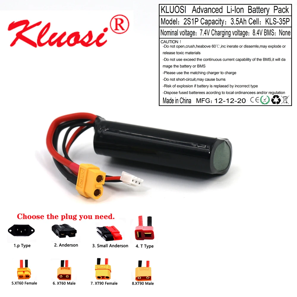 kluosi 2s1p 74 v 3 5ah высокое ёмкость бла бес
