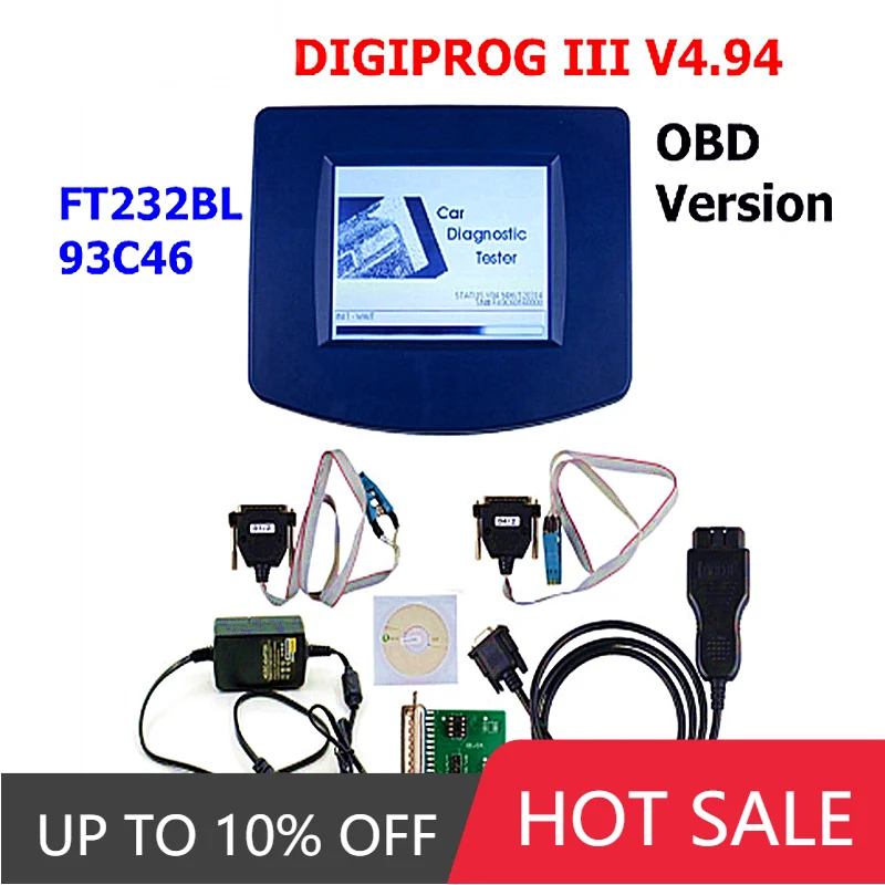 Программатор одометра DIGIPROG III V4.94 версия OBD с кабелем ST01 ST04 многоязычный Digiprog iii |
