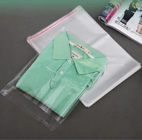 100pcs plastic thick clear transparent opp self adhesive seal bag resealable poly bags bakery cookie cards gift making opp bag