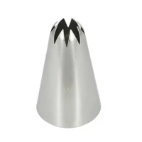 20pcslotfree shipping fda high quality stainless steel 188 large cake decorating closed star icing nozzle 3506cs