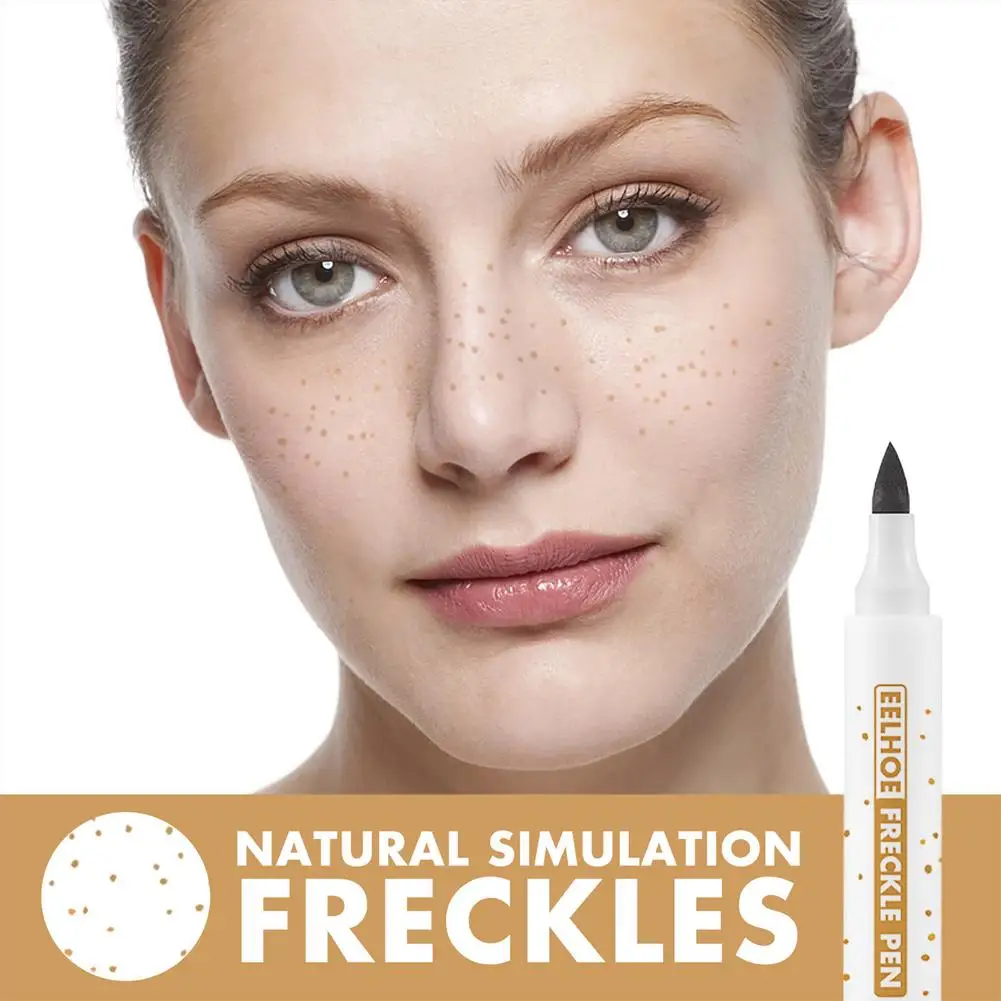 

Natural Realistic Artificial Freckle Pen Soft Durable Waterproof Dot Pen Sweat - Proof Makeup Pen