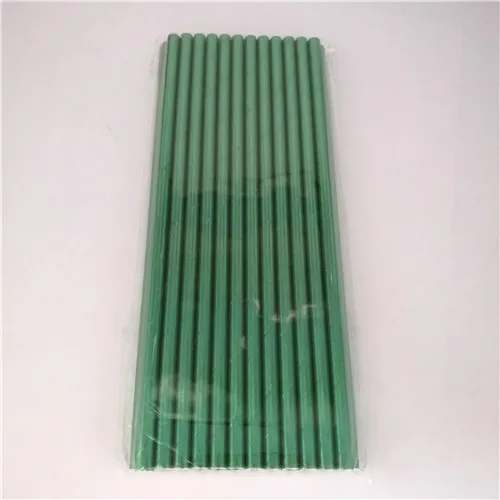 hot green 25 шт. золотистого и серебряного цвета, в форме сердца, звезды, фольги, в полоску, бумажные соломинки для детей, дня рождения, свадьбы, вечеринки, для детского душа, для украшения мероприятий, для питья - Цвет: hot green