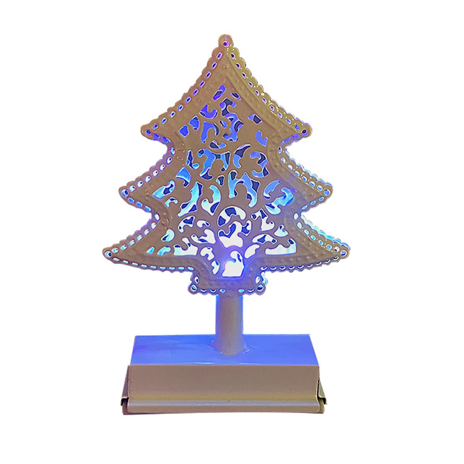 

Праздничное украшение на батарейках, ночная спальня, европейский стиль, железная рамка в форме дерева, подарки, Рождественская подсветка, д...