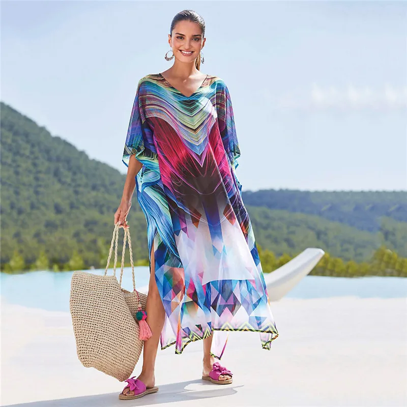Закрывает пляжный костюм для плавания накидка Женская пляжная одежда бикини