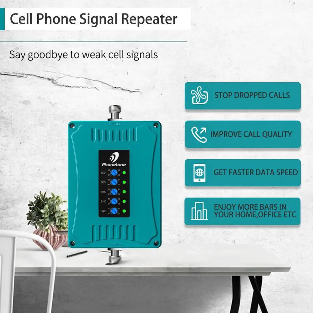 Усилитель сигнала 2G 3G 4G ретранслятор GSM 800/900/1800/2100/MHz сотовый усилитель LTE 4g lte