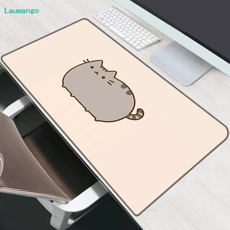

Pusheen the Cat Large Gamer Desk Accessories Pad Mouse Rug Gaming Computer Table Laptop Mat Deskpad Deskmat Yugioh Playmat Diy