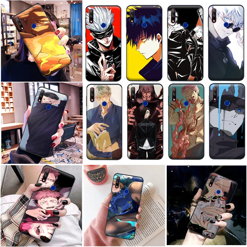 

Jujutsu Kaisen Satoru Gojo Yuji Itadori Fushiguro Megumi Sukuna Phone Case For Huawei Honor 9 9X Lite V9 Cases Carcasa