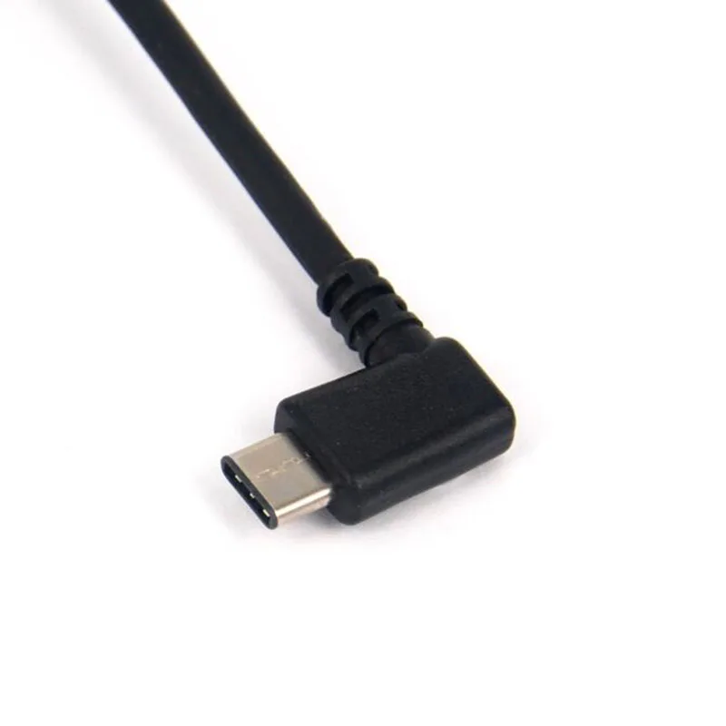 Кабель Micro USB Type C OTG с левым углом для портативного цифрового аудиоусилителя |
