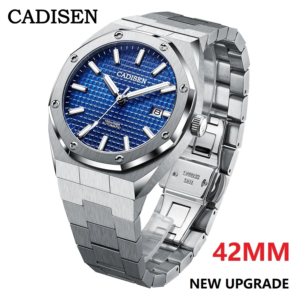 

2020 NEW 42MM CADISEN OAK Men's Mechanical Watches Luxury Business Automatic Watch Men 100M Waterproof Clock NH35A Reloj Hombre