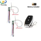 Релейный Приемник 433 МГц, 1 канал, универсальный беспроводной пульт дистанционного управления, микромодуль, светодиодный светильник, переключатель постоянного тока 3,6 В, 5 В, 12 В, 24 В, сделай сам