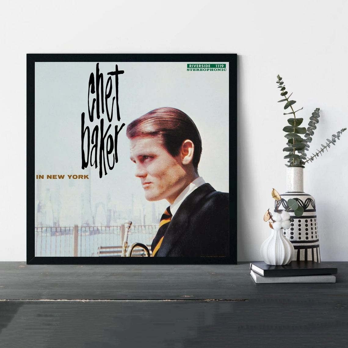 

Chet Baker In New York Album Cover Poster Music Star Singer Poster Canvas Print Home Decoration Gift Wall Painting, No Frame