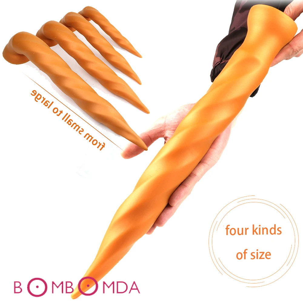 Супер длинный фаллоимитатор анальная пробка для мужчин массажер простаты