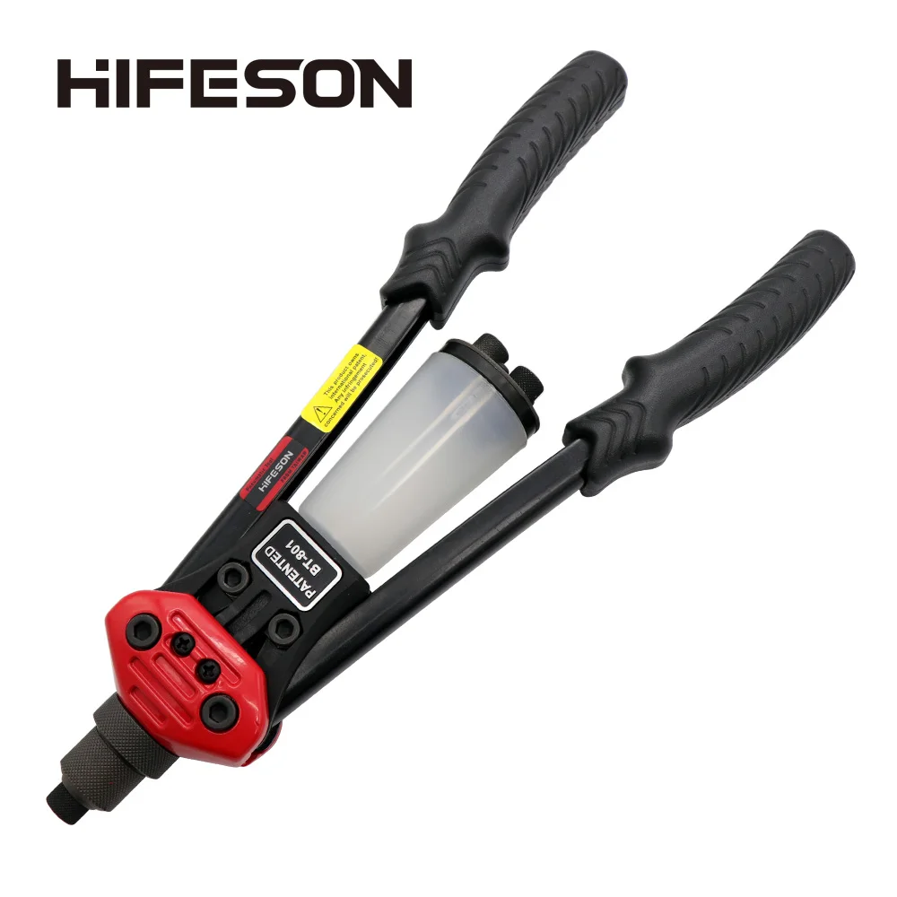 HIFESON двухсторонний ручной пистолет для заклепок потайной заклепки 801/804/806