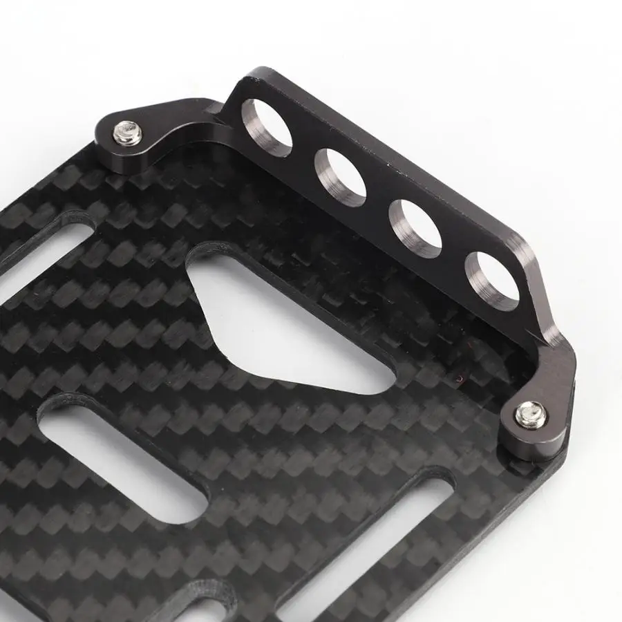 Монтажная пластина из углеродного волокна с тестером электричества для Axial SCX10 1/10