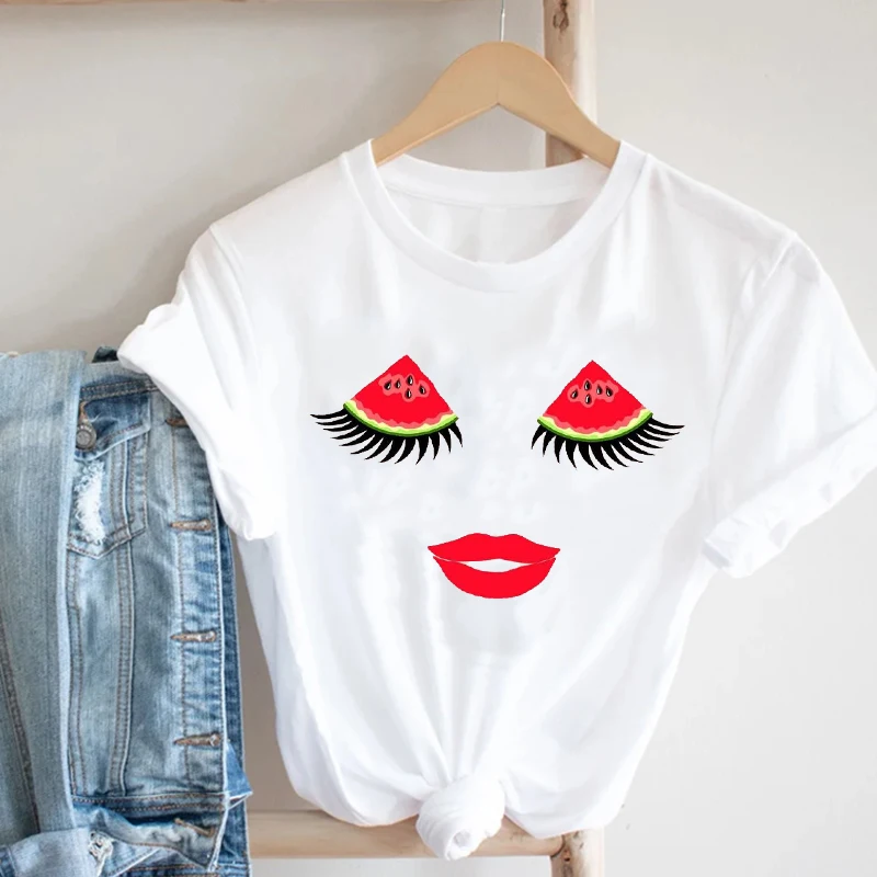 

Women Casual Cartoon Funny 90s Girl Cute Spring Summer Ladies 90s Fashion Clothes Print Tshirt Female Tee Top Graphic T-shirt