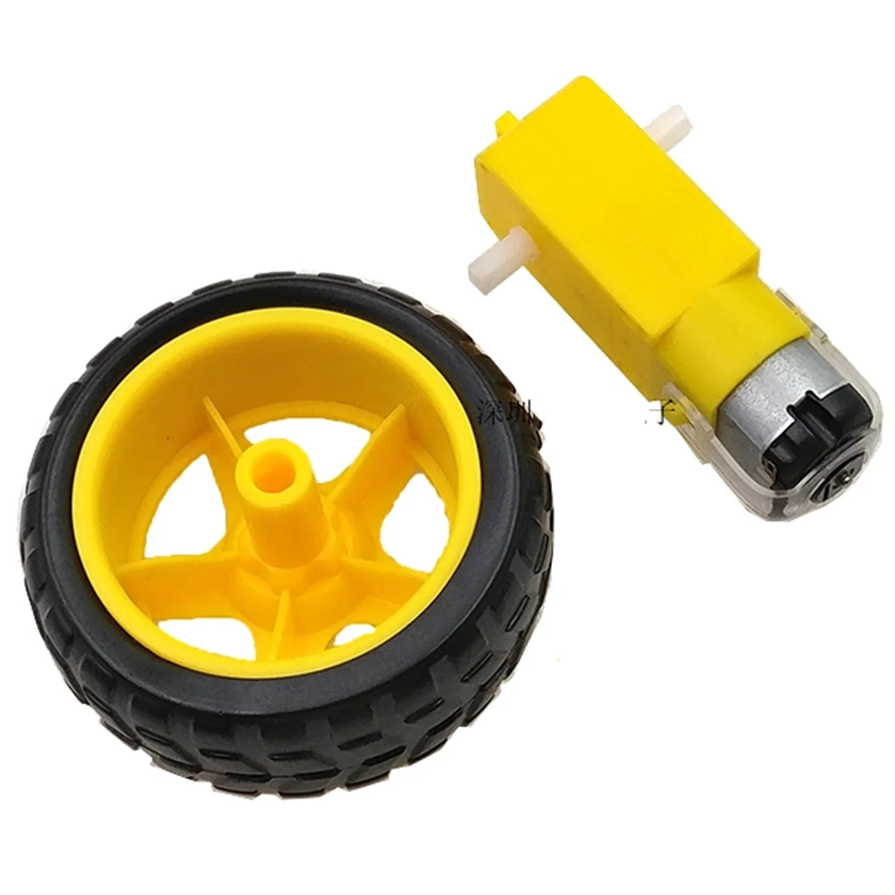 TT Motor Smart Car robot gear motor wheels wholesale for Arduino Robot | Электронные компоненты и принадлежности