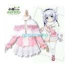 Kanna Камуи Костюмы для косплея Кобаяши: спешлы S Kobayashi парик для косплея Kanna и Головные Уборы Хэллоуин Детский костюм для вечеринок