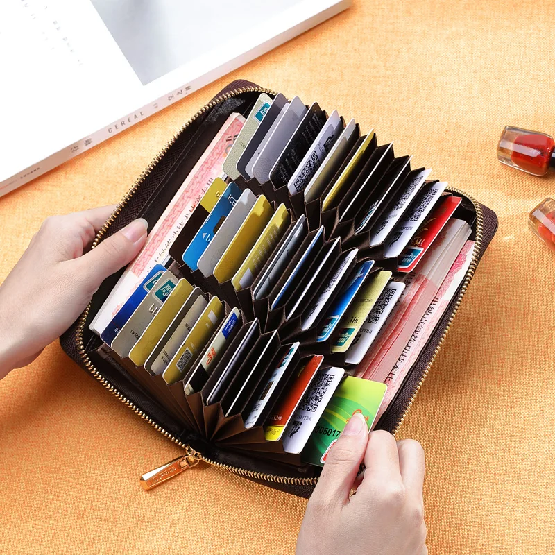 WILLIAMPOLO Women Wallets with Zipper Phone Pocket Purse Card Holder Patchwork Women Long Wallet Lady Tassel Short Coin Purse