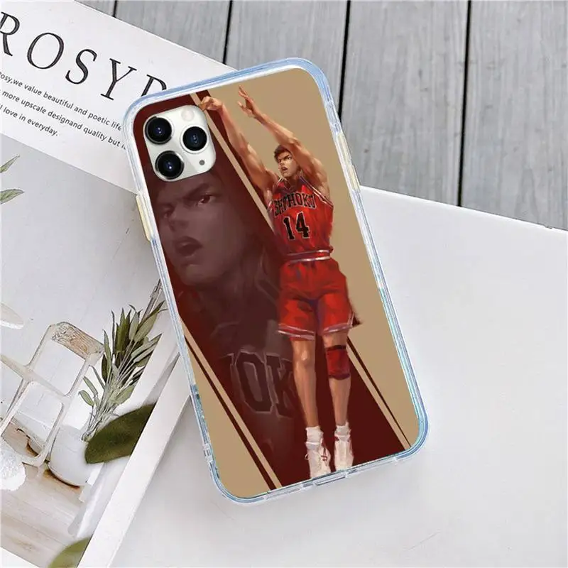 

Slam dunk Japan anime basketball Phone Case for iPhone 11 12 pro XS MAX 8 7 6 6S Plus X 5S SE 2020 XR