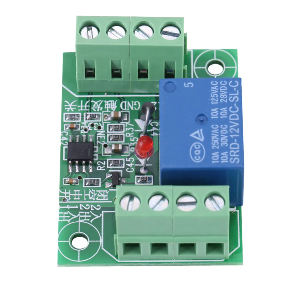 1PC DC 12V Relay Module Single Channel Bistable Circuit Trigger Switch Control |
