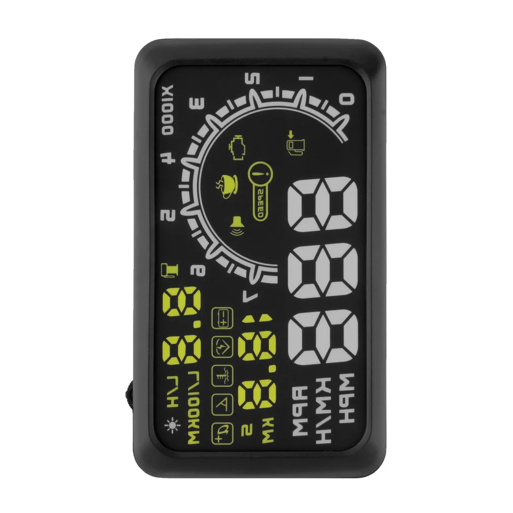 W2 светодиодный автомобильный проекционный дисплей HUD для OBD2 интерфейса Plug/Play
