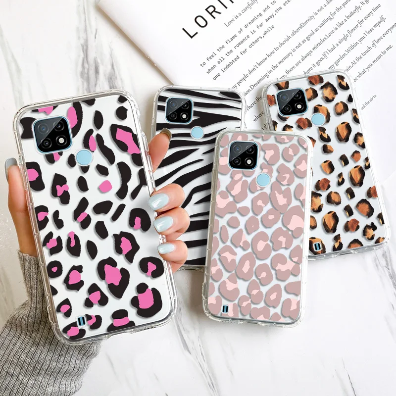 

Realme 8 Pro Case For Realme C21 8i 5S 5i 6i 6 7 C17 C11 C15 C12 C20 9i Clear TPU Funda OPPO Reno 4 Lite 4F 5F Flamingo Covers