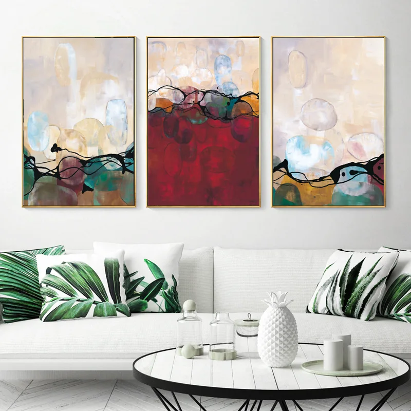 

Modern Minimalism Abstract Canvas Wall Art Poster Printing Picture Travel Living Room Decorative Painting Frameless Mural