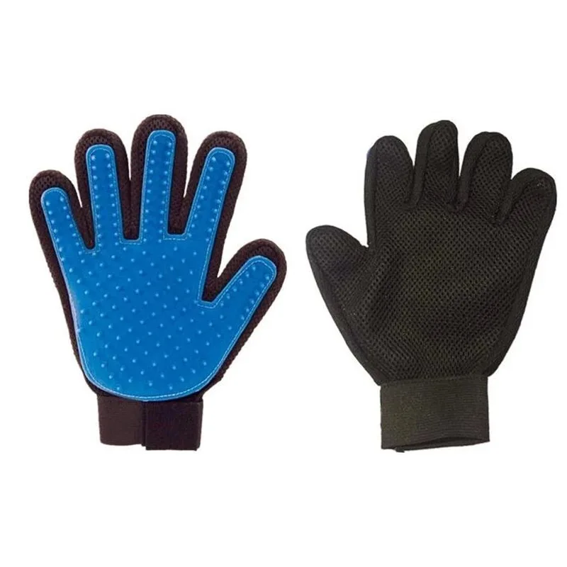 Силиконовая щетка для шерсти собаки расческа перчатка чистки питомцев массажная