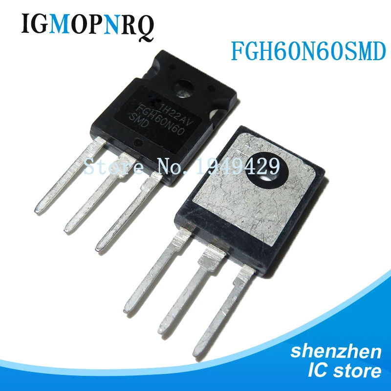 2 шт. FGH60N60SMD TO247 FGH60N60 TO-247 аутентичный | Электронные компоненты и принадлежности