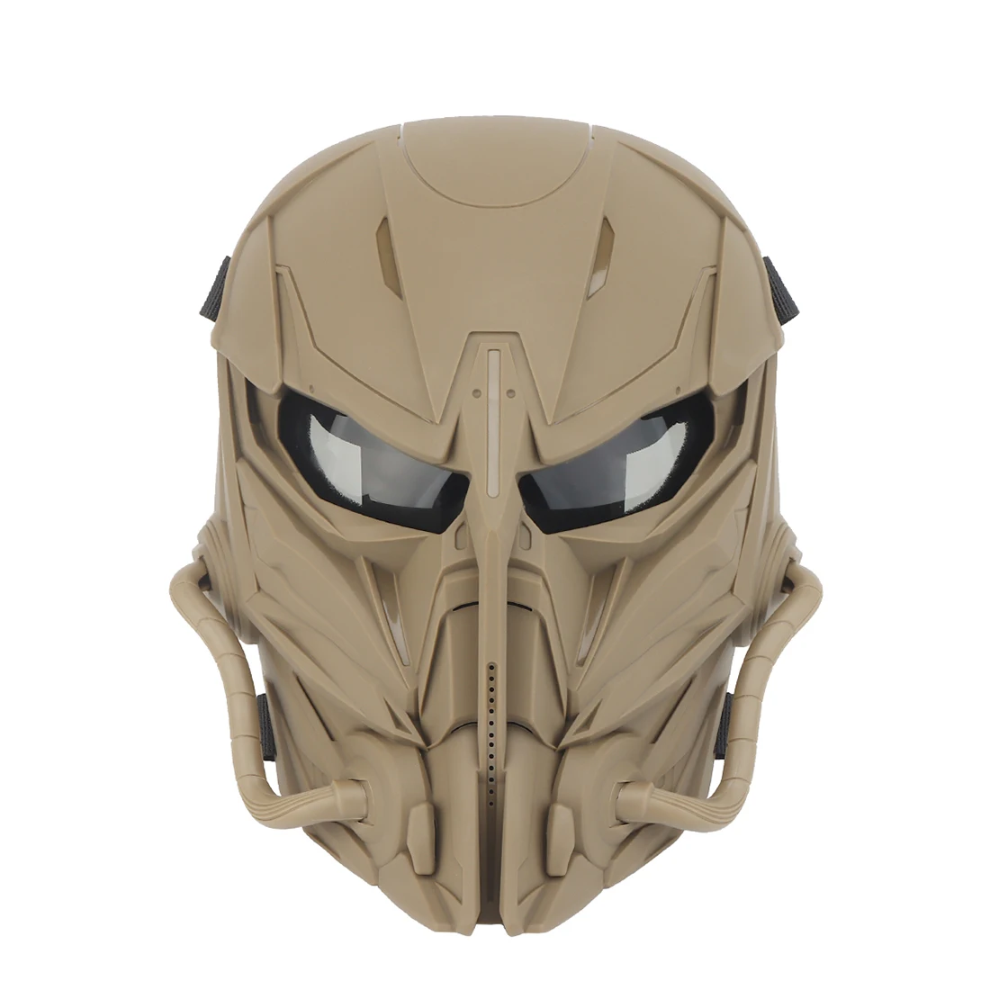 

WoSporT Punisher Mask Second Generation Festival Dress Up Mask Field Camouflage MC Mask Tactics Accessories - CP Black Tan