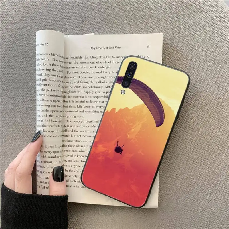

landscape Sports Paragliders soft shell Phone Case For Samsung galaxy S 9 10 20 A 21 30 31 40 50 51 71 s note 20 j 4 2018 plus