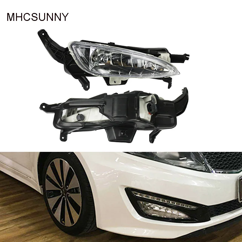 Передние противотуманные фары светильник дневного драйвер для KIA K5 2010 2011 2012 2013