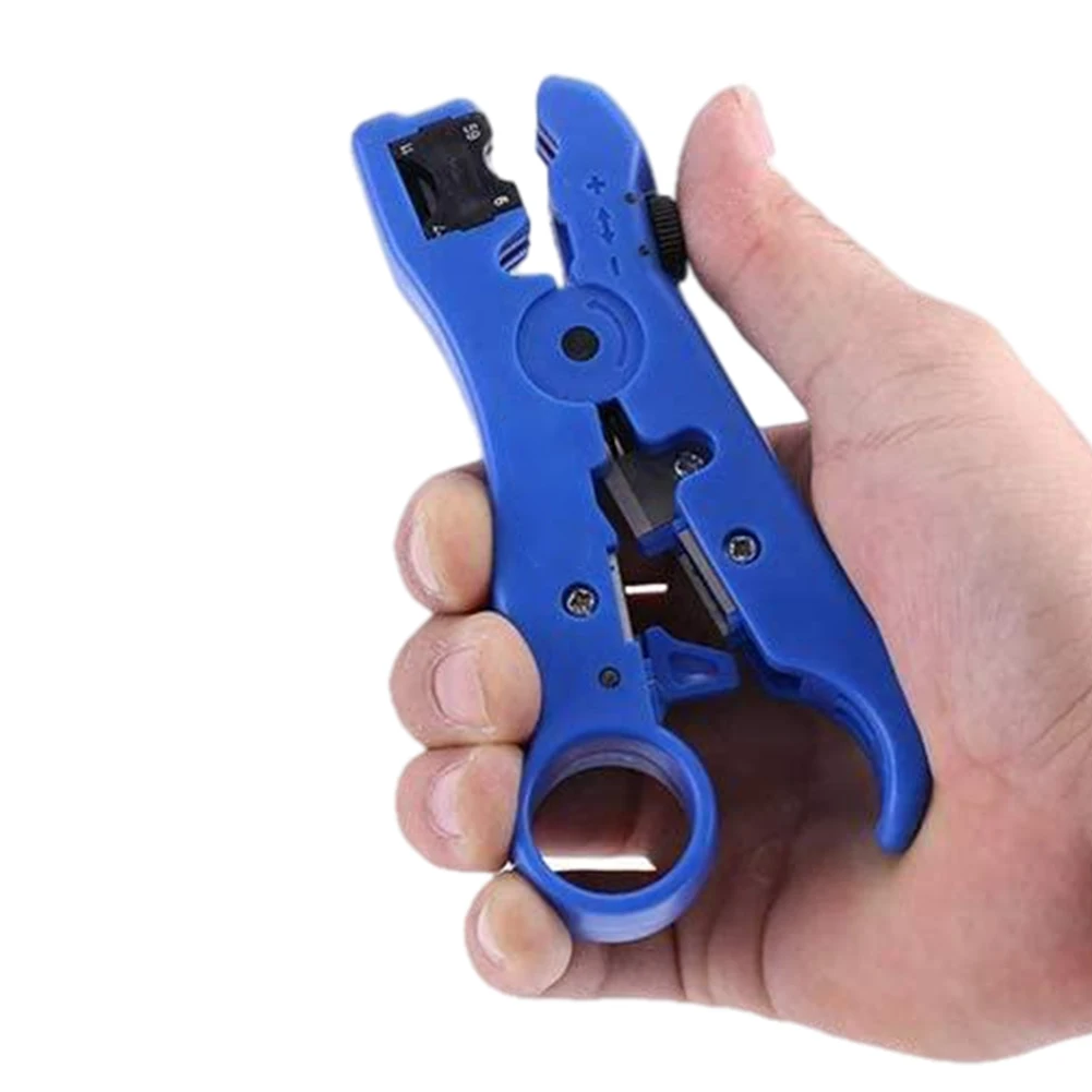 

Cable Stripper Wire Nipper Universal Coaxial Cable Stripper For RG 59, RG 6, RG 7, RG 11, 4P, 6P, 8P, UTP, STP Coaxial Cable
