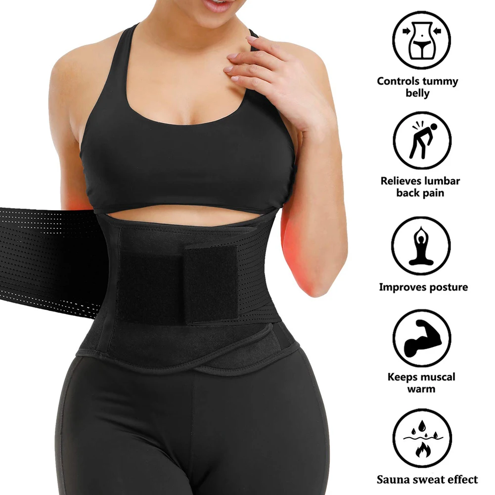 

Waist Trainer Corset Body Shaper Unisex Sport Slimming Girdle Belt Exercise Workout Gym Corset Underbust Control