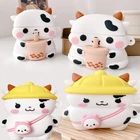 Симпатичная мультяшная 3d-шляпа для Airpods Pro, чехол для Apple Airpods 1, 2, 3, чехол для напитков, молока, чая, коровы, беспроводной чехол для наушников