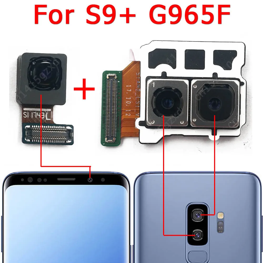 Модуль камеры для Samsung Galaxy S9 Plus G965F запасные части фронтальной и основной заднего
