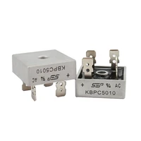 5 pcs diode bridge kbpc5010 50a 1000v diode bridge power rectifier electronic components
