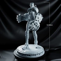 124 75mm 118 100mm resin model kits girl in battle unpainted no color rw 608