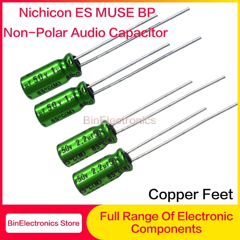 10 шт./лот Nichicon MUSE BP ES (Bi) неполярный биполярный Hi-Fi аудио конденсатор 4 7 мкФ 22 47 100 25V