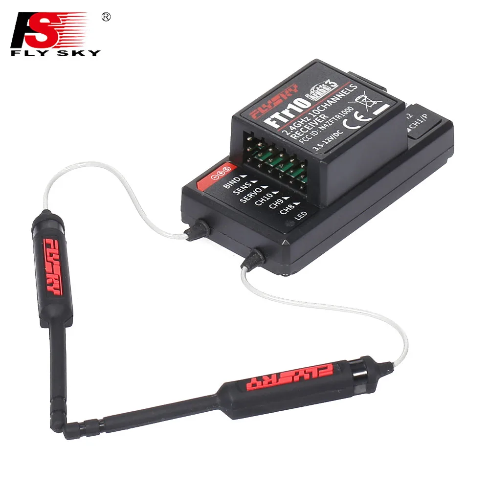 flysky ftr10 24g 10ch двухсторонняя двойная