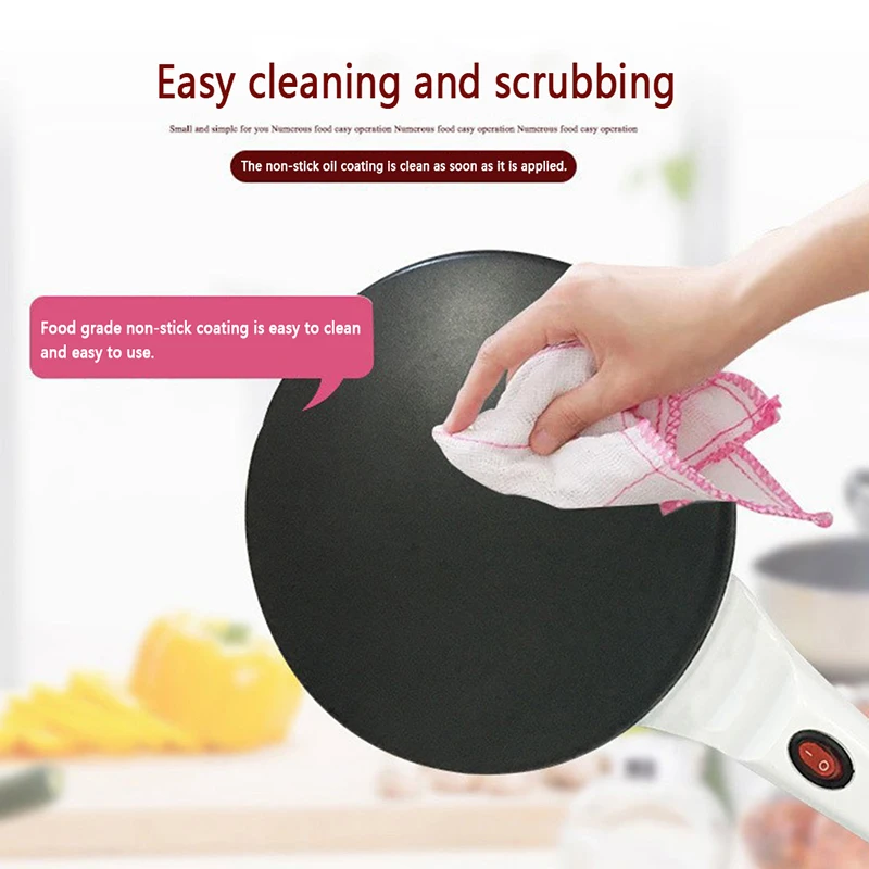 Новый Электрический пицца машина для приготовления Блинов блинница выпечки