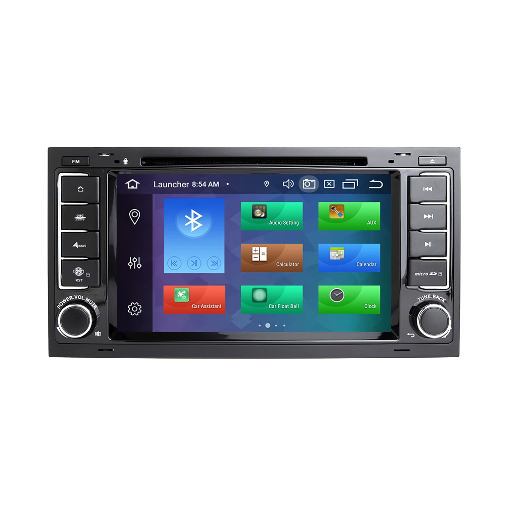 Автомобильный DVD плеер IPS DSP 2 Din Android 10 для VW/Volkswagen/Touareg/Transporter T5 2004 2011 мультимедийный