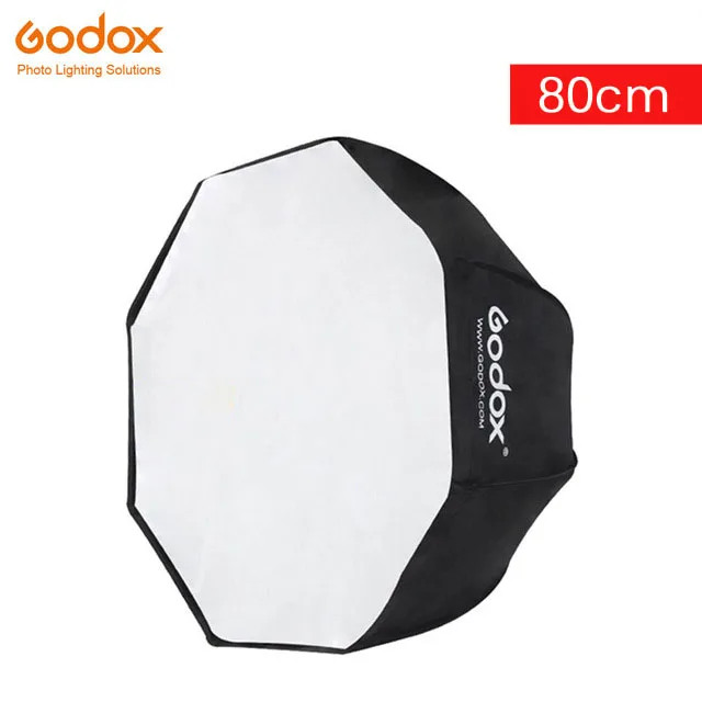 Kit 1 Godox Зонт софтбокс 80 см/31,5 дюйма Диаметр восьмиугольник Brolly Зонт Аксессуары для фотографии софтбокс Отражатель для видеостудии - Цвет: Kit 1