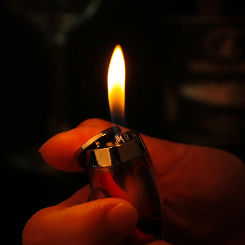 Wake up bottle Electronic Cigar Cigarettes Lighter Metal Gas Lighter Two Torch Lighters Smoking Accessories Gadgets For Men