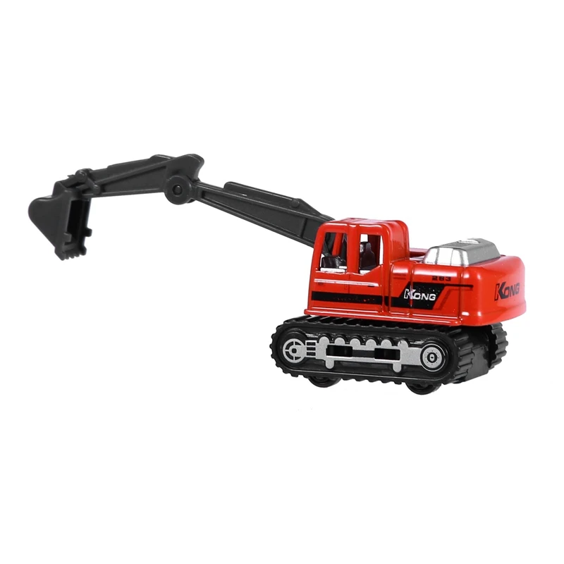 6 Pcs 1:64 Diecast Toy Construction Vehicles Toys Alloy Truck Boys Kids Metal Cars | Электроника