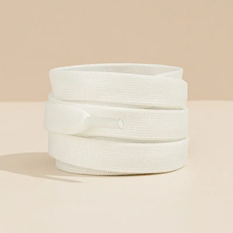 

1pair Gradient Color Shoe Laces Rainbow Shoelace Classic Casual White Sports Flat Lace Shoelaces for Sneakers Shoe Accessories