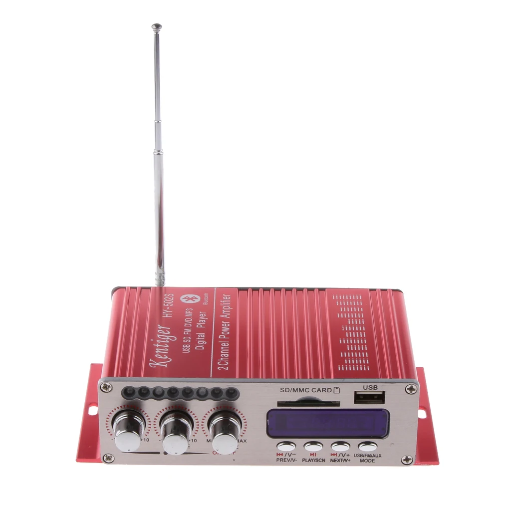 HY502S Многофункциональный Bluetooth HiFi стерео аудио автомобильный усилитель + пульт