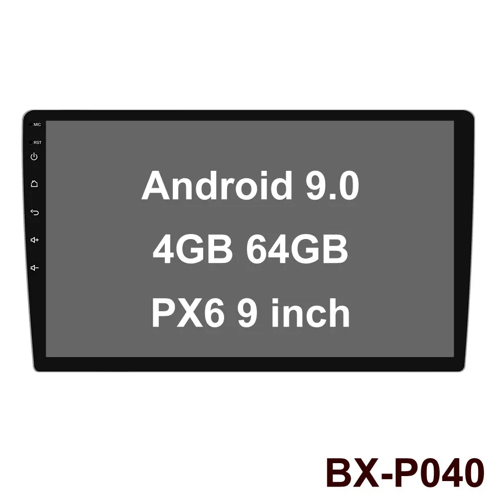 P040 9 inch TFT Bosion Android 9,0 Автомагнитола для " 10,1" Универсальный Автомобильный dvd-плеер gps navi автомобильные аксессуары Авторадио ips экран 4 Гб+ 64 ГБ - Цвет: P040 9 inch TFT